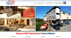 Desktop Screenshot of meblekomfort.pl